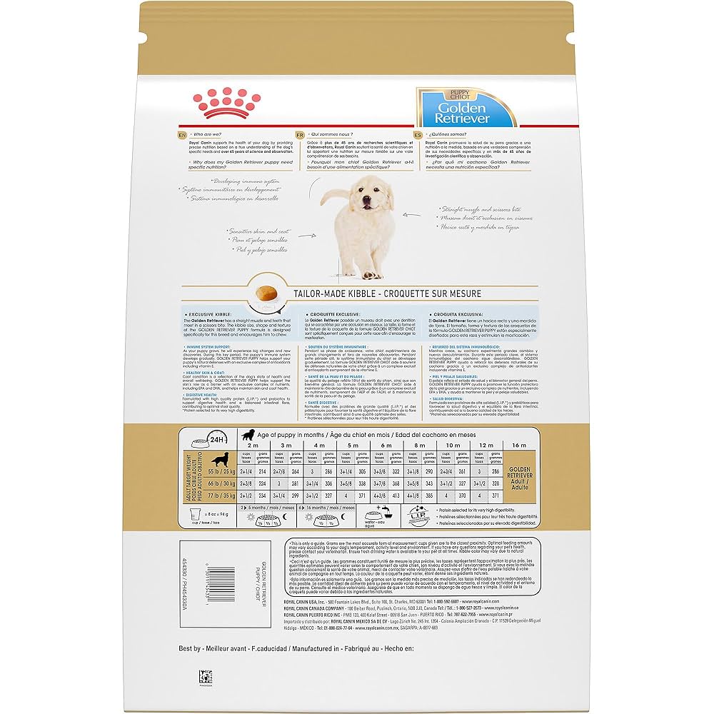 ドッグフード  CANIN Golden Retriever 12kg Golden Retriever Adult Dry Dog Food | Royal Canin US